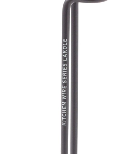 LAKOLE（ラコレ）の「ワイヤーポリ袋スタンド / 962458（キッチン収納・レディース・チャコール・FREE）」の2枚目の写真