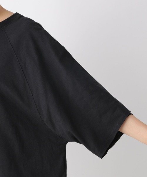 LEPSIM(レプシィム)の「ラグランスリットTシャツチュニック 971235(ワンピース・レディース・ブラック/カーキ/オフホワイト・FREE)」の15枚目の写真