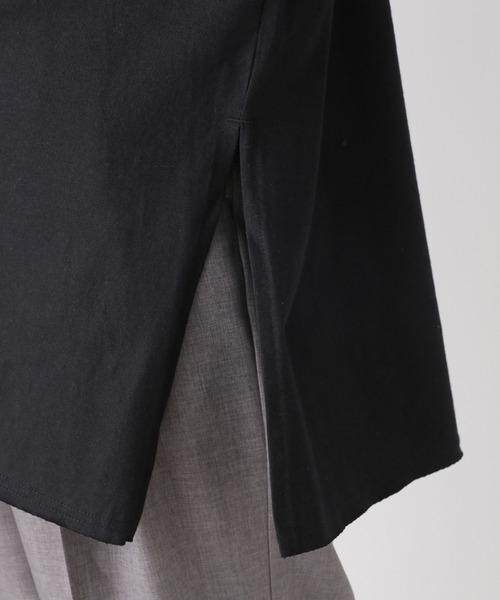 LEPSIM(レプシィム)の「ラグランスリットTシャツチュニック 971235(ワンピース・レディース・ブラック/カーキ/オフホワイト・FREE)」の16枚目の写真