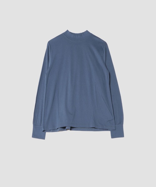 Liyoca（リヨカ）の「【Liyoca】綿モダールプルオーバー -手洗い可-（Tシャツ/カットソー・レディース・ダークブルー/オフホワイト/レッド/ブラック・FREE）」の3枚目の写真