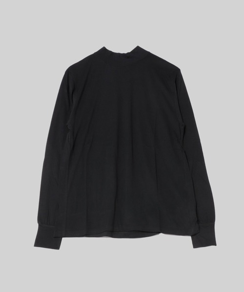 Liyoca（リヨカ）の「【Liyoca】綿モダールプルオーバー -手洗い可-（Tシャツ/カットソー・レディース・ダークブルー/オフホワイト/レッド/ブラック・FREE）」の2枚目の写真