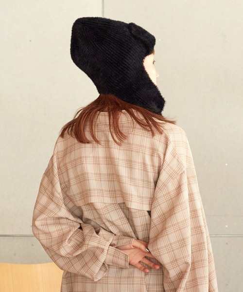 w closet(ダブルクローゼット)の「ニットキャップ(ニットキャップ/ビーニー・レディース・ブラック/ベージュ/オレンジ/アイボリー・FREE)」の14枚目の写真
