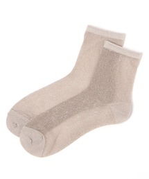 LAKOLE | シアーラメクルーソックス / 970284(ソックス/靴下)