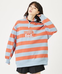 MILKFED. | STRIPED SWEAT TUNIC(スウェット)