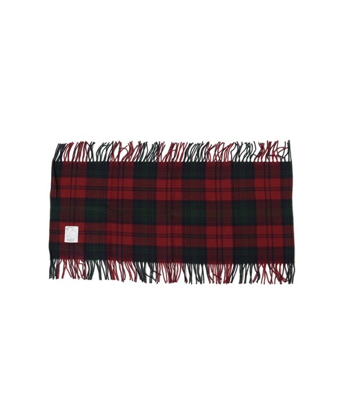 Smoothy（スムージー）の「SMOOTHY / チェック リング マフラー 23（マフラー・キッズ・グリーン/レッド/レッド系その他6/ホワイト/ブラック・ONE SIZE）」の15枚目の写真