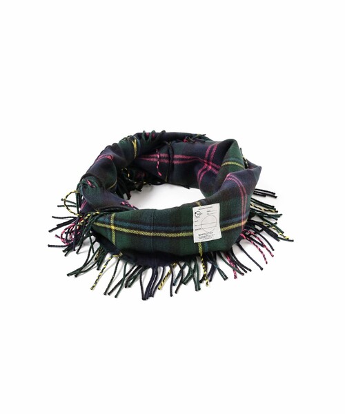 Smoothy（スムージー）の「SMOOTHY / チェック リング マフラー 23（マフラー・キッズ・グリーン/レッド/レッド系その他6/ホワイト/ブラック・ONE SIZE）」の17枚目の写真