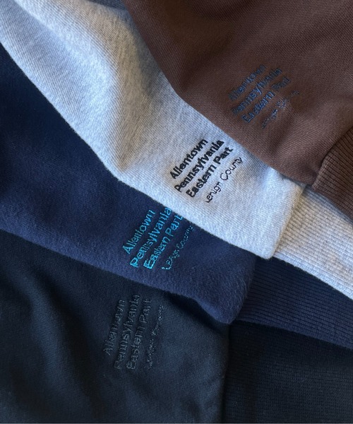 COLONY 2139(コロニートゥーワンスリーナイン)の「裏毛袖刺繍プルオーバー(スウェット・レディース・ネイビー/グレー/オフホワイト/ブラック/ブラウン・FREE)」の6枚目の写真