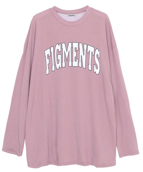Figments(フィグメンツ)の「ヴィンテージカレッジロゴロンT(Tシャツ/カットソー・レディース・パープル/ピンク/スミクロ・FREE)」の18枚目の写真
