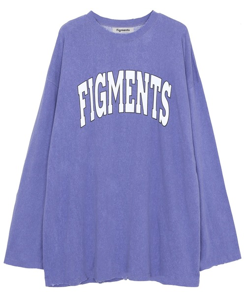 Figments(フィグメンツ)の「ヴィンテージカレッジロゴロンT(Tシャツ/カットソー・レディース・パープル/ピンク/スミクロ・FREE)」の19枚目の写真