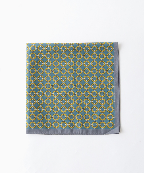 ROBERT FRASER（ロバートフレイザー）の「【ROBERT FRASER / ロバート フレイザー】パターンハンカチ1（バンダナ/スカーフ・メンズ・パープル/ブルー系その他/チャコールグレー/ネイビー/ダークブルー/ブラウン/イエロー・FREE）」の2枚目の写真