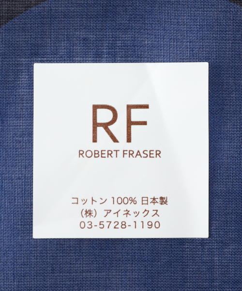 ROBERT FRASER（ロバートフレイザー）の「【ROBERT FRASER / ロバート フレイザー】パターンハンカチ1（バンダナ/スカーフ・メンズ・パープル/ブルー系その他/チャコールグレー/ネイビー/ダークブルー/ブラウン/イエロー・FREE）」の16枚目の写真