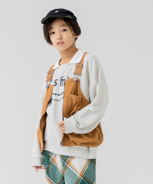 JAM & LINK（ジャムアンドリンク）の「コーデュロイ ベスト（ベスト・キッズ・ブラウン/ブラック・110-130cm/140-155cm）」の16枚目の写真