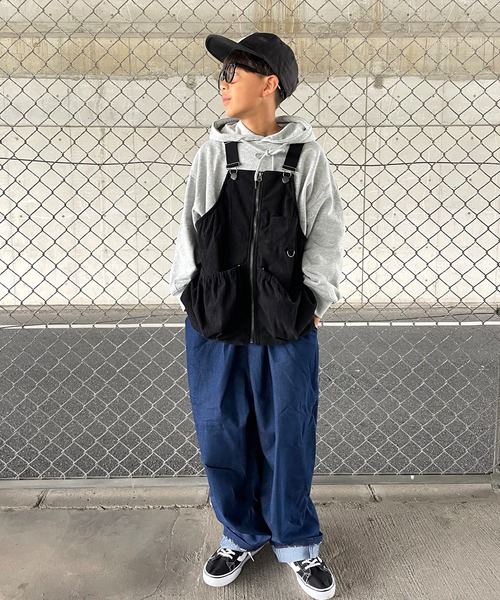 JAM & LINK（ジャムアンドリンク）の「コーデュロイ ベスト（ベスト・キッズ・ブラウン/ブラック・110-130cm/140-155cm）」の3枚目の写真