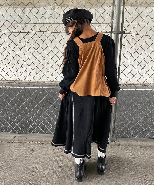 JAM & LINK（ジャムアンドリンク）の「コーデュロイ ベスト（ベスト・キッズ・ブラウン/ブラック・110-130cm/140-155cm）」の6枚目の写真