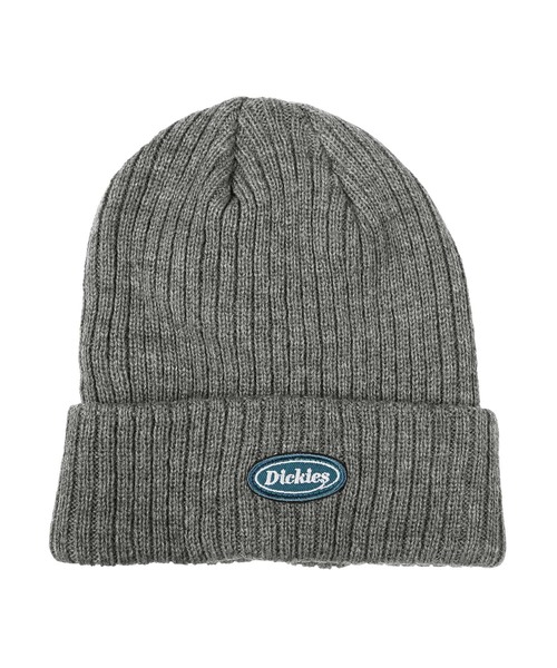 Dickies(ディッキーズ)の「Dickies ディッキーズ CALIF LOGO WAPPEN KNIT CAP(ニットキャップ/ビーニー・メンズ・ホワイト/グレー/ブラック・FREE)」の3枚目の写真