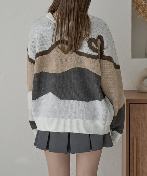 Ambre Neige（アンブルネージュ）の「2wayニュアンスグラデーションニット／【WEB/EC限定商品】（ニット/セーター・レディース・グレー系その他/ホワイト系その他/ブラウン系その他・FREE）」の20枚目の写真