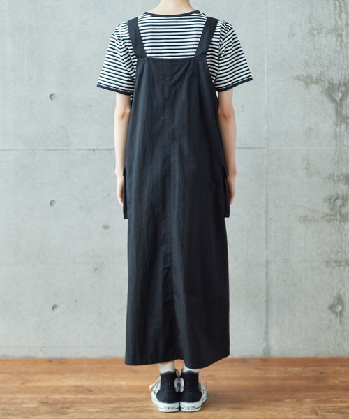 PAR ICI（パーリッシィ）の「コットンナイロンウェザー アーミーワンピース（ワンピース・レディース・カーキ/ブラック・FREE）」の9枚目の写真