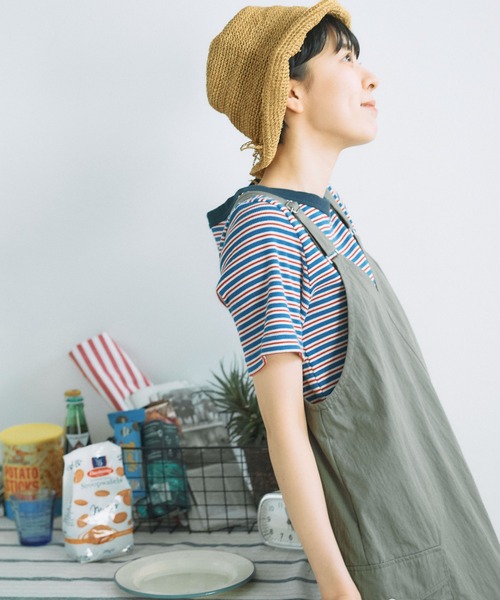 PAR ICI（パーリッシィ）の「コットンナイロンウェザー アーミーワンピース（ワンピース・レディース・カーキ/ブラック・FREE）」の19枚目の写真