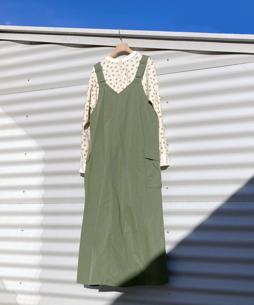 PAR ICI（パーリッシィ）の「コットンナイロンウェザー アーミーワンピース（ワンピース・レディース・カーキ/ブラック・FREE）」の15枚目の写真