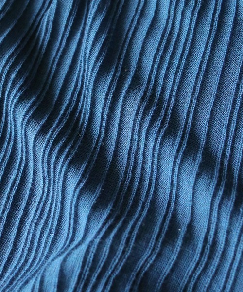 cheriella（シェリエラ）の「【cheriella】WEB限定シアーランダムリブニット WEB LIMITED SHEER RANDOM RIB KNIT（ニット/セーター・レディース・ミント/ブルー/グレー/ホワイト系その他/ブラック・M）」の7枚目の写真