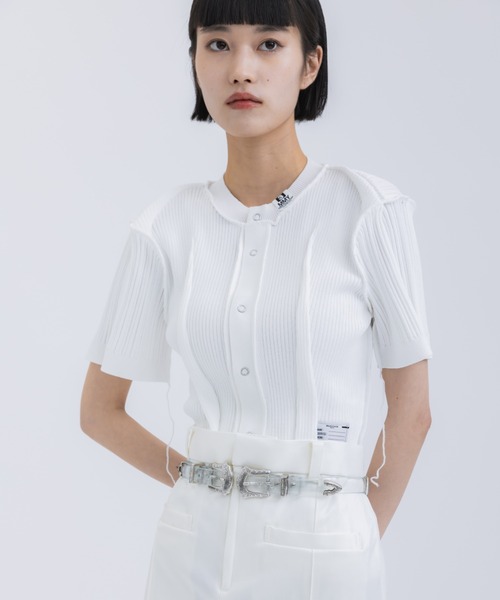 TOGA(トーガ)の「【TOGA TOO/トーガトゥ】Double buckle belt clear/ダブルバックルクリアベルト(ベルト・レディース・チャコールグレー/クリア・FREE/MEDIUM)」の4枚目の写真