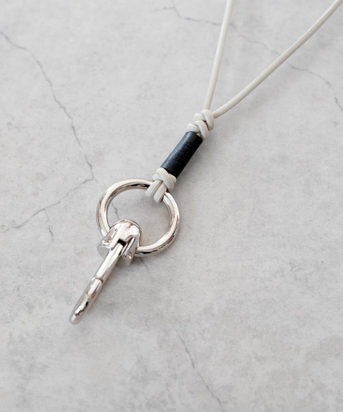 SENTI センティ / HOOK CARABINER LEATHER STRAP フックカラビナレザー