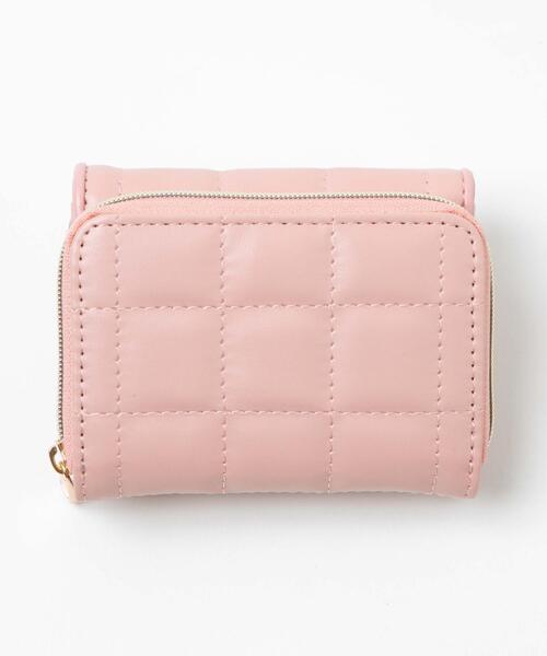 WEGO（ウィゴー）の「WEGO/パイピングキルティングウォレット（財布・レディース・ブラック/ホワイト/ピンク・FREE）」の8枚目の写真