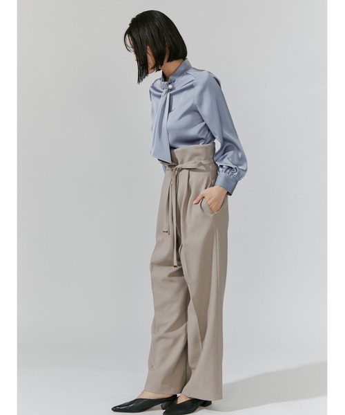 TONAL（トーナル）の「ボウタイパールパーツブラウス（シャツ/ブラウス