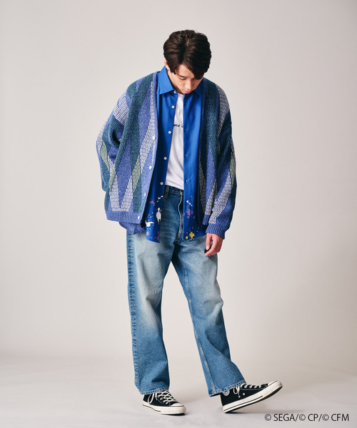 JOURNAL STANDARD（ジャーナルスタンダード）の「プロセカ WS jacquard knit（カーディガン/ボレロ・メンズ・グリーン/ピンク/ブルー系その他/パープル/イエロー・SMALL/MEDIUM/LARGE/X-LARGE）」の14枚目の写真