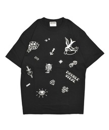 DOUBLE STEAL | トラディショナルモチーフ Tシャツ(Tシャツ/カットソー)