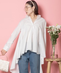 MHBG TOKYO | ラッフルフレアロングシャツ(シャツ/ブラウス)