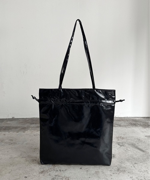 セール】EM:SPRUCE ラパス巾着トート メタリックビッグトート