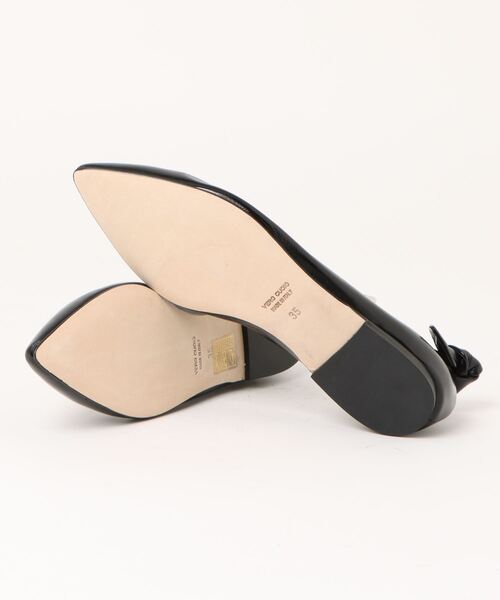 STATUS（ステイタス）の「STATUS / A5806-SF-804 / バックリボンパンプス（パンプス・レディース・ゴールド/ブラック・36/37/38/39/35/36.5/35.5）」の4枚目の写真