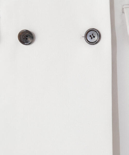 NATURAL BEAUTY BASIC（ナチュラルビューティーベーシック）の「◇リネンライク SETUP ダブルジャケット（テーラードジャケット・レディース・ベージュ/チャコールグレー・MEDIUM/SMALL）」の10枚目の写真