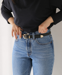 IENA❗️イエナ　マヌエラ　レザーゴールドバックルベルト　レディース　プラージュ IENA❗️イエナマヌエラレザーゴールドバックルベルトレディースプラージュ