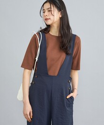 サラコソウバリクルー5分袖サマーニット