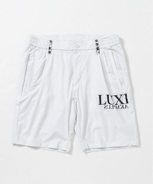 LUXEAKMPLUS(リュクスエイケイエムプラス)の「LUXEAKMPLUS(リュクスエイケイエムプラス) ゴルフ サイドロゴ小花柄ハーフパンツ(その他パンツ・メンズ・ネイビー/ホワイト/ブラック・SMALL/MEDIUM/LARGE/X-LARGE/XX-LARGE)」の8枚目の写真