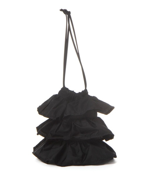 LAKOLE（ラコレ）の「ラッフル巾着2WAYショルダーバッグ / 104949（ショルダーバッグ・レディース・ホワイト/ブラック/シルバー/ライトグリーン/シルバー系1・FREE）」の8枚目の写真