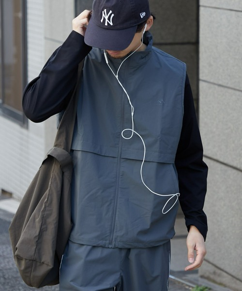 Franklin Climbing（フランクリンクライミング）の「【ENHANCE】ストレッチナイロンベスト《撥水》（ベスト・メンズ・グレー/ブラック・MEDIUM/LARGE）」の15枚目の写真