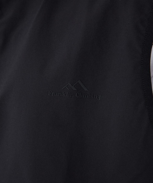Franklin Climbing（フランクリンクライミング）の「【ENHANCE】ストレッチナイロンベスト《撥水》（ベスト・メンズ・グレー/ブラック・MEDIUM/LARGE）」の4枚目の写真