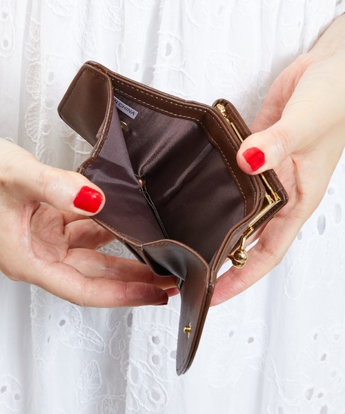 ぷりん三つ折り財布3点 Sunny Side（サニーサイド）の「SUNNY SIDE:レトロプリン 三