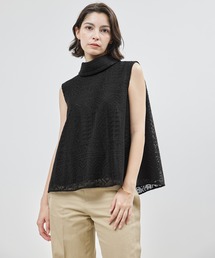 ROPE' | ジオメトリックレースロールカラーブラウス【セットアップ対応】【雑誌掲載】【メディア掲載】(シャツ/ブラウス)