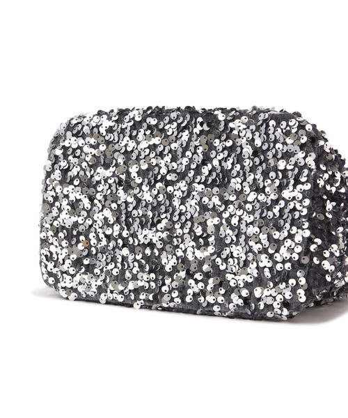 FREE'S MART(フリーズマート)の「スパンコールワンハンドルバッグ(ハンドバッグ・レディース・ブラック/シルバー・フリ-)」の15枚目の写真