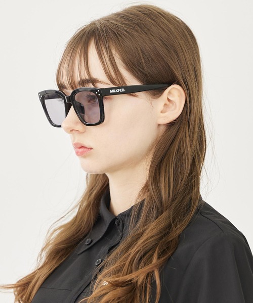 MILKFED.（ミルクフェド）の「MILKFED. LOGO SUNGLASSES（サングラス・レディース・ブラウン/ブラック/クリア・ONE SIZE）」の10枚目の写真