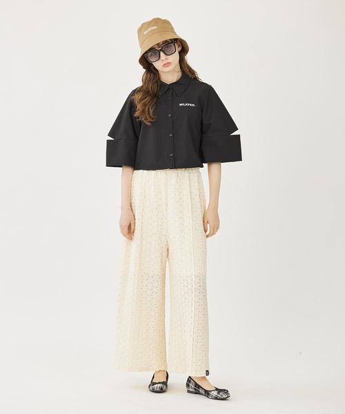 MILKFED.（ミルクフェド）の「MILKFED. LOGO SUNGLASSES（サングラス・レディース・ブラウン/ブラック/クリア・ONE SIZE）」の11枚目の写真