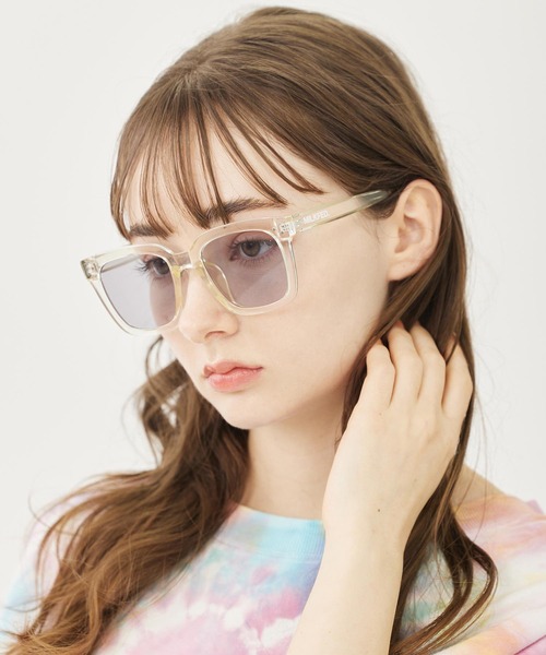 MILKFED.（ミルクフェド）の「MILKFED. LOGO SUNGLASSES（サングラス・レディース・ブラウン/ブラック/クリア・ONE SIZE）」の22枚目の写真