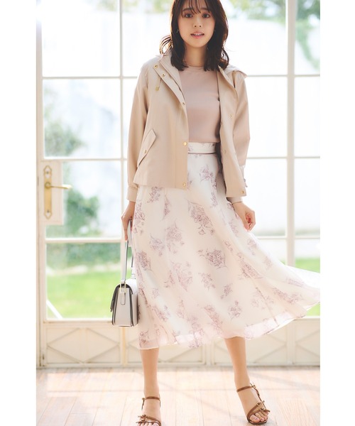 LAISSE PASSE（レッセパッセ）の「ラインフラワープリントマチ