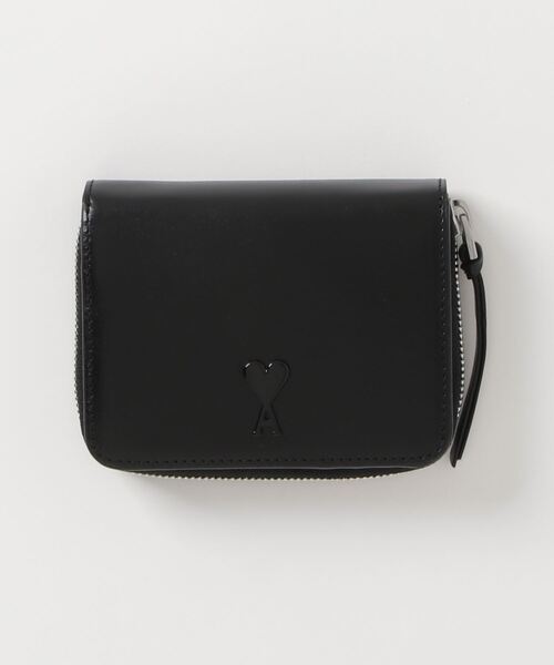 【関税/送料込】【AMI ALEXANDRE MATTIUSSI】財布 AMI PARIS (アミパリス) スムースレザー コンパクト ウォレット