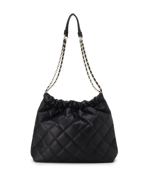 SHOO・LA・RUE（シューラルー）の「◆キルティングチェーンショルダーバッグ（ショルダーバッグ・レディース・ブルー系その他5/ブラック/サックスブルー系3・00）」の2枚目の写真