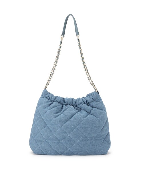 SHOO・LA・RUE（シューラルー）の「◆キルティングチェーンショルダーバッグ（ショルダーバッグ・レディース・ブルー系その他5/ブラック/サックスブルー系3・00）」の12枚目の写真